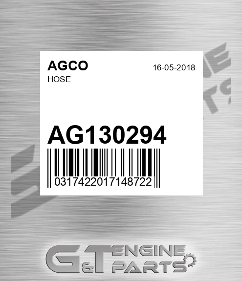 AG130294 Hose for AGCO