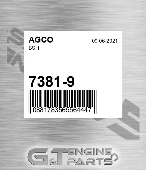 7381-9 AGCO Bsh