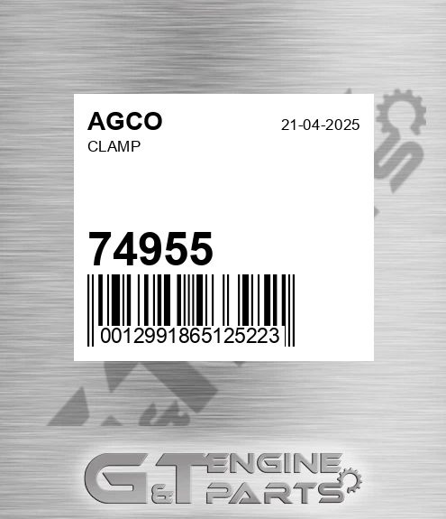 74955 Clamp for AGCO