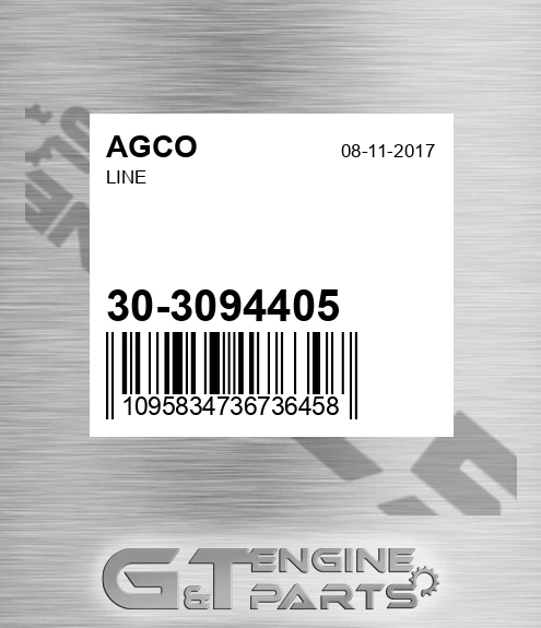 30-3094405 Line for AGCO
