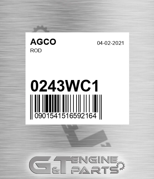 0243WC1 Rod