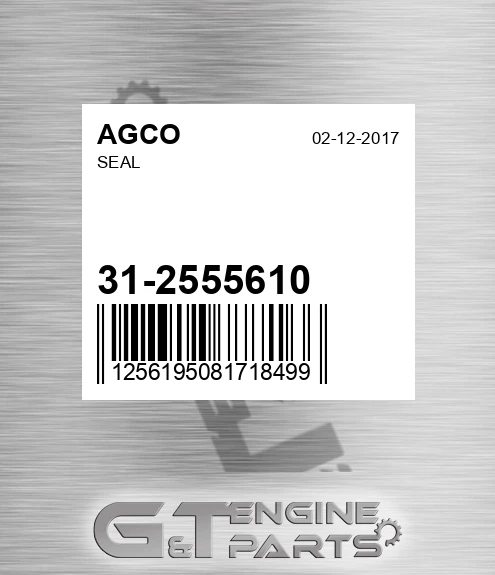 31-2555610 Seal for AGCO