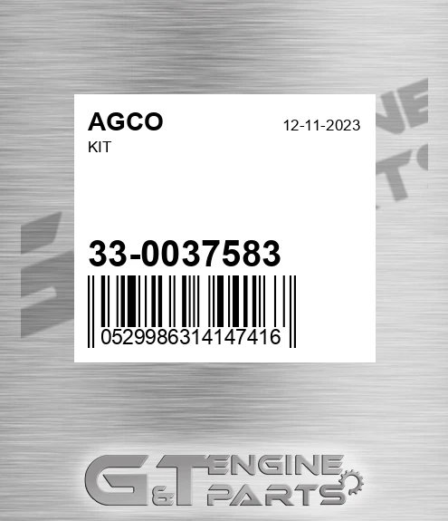 33-0037583 Kit for AGCO