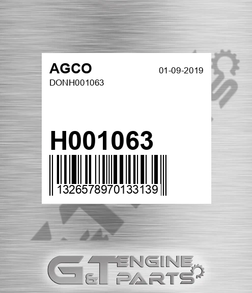 H001063 Don for AGCO