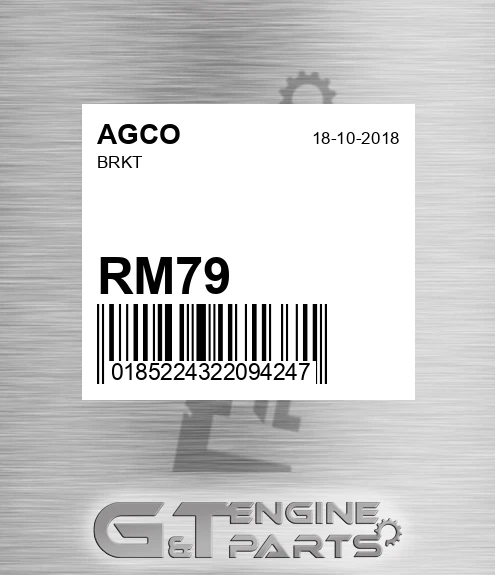 RM79 AGCO Brkt