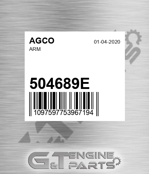 504689E AGCO Arm