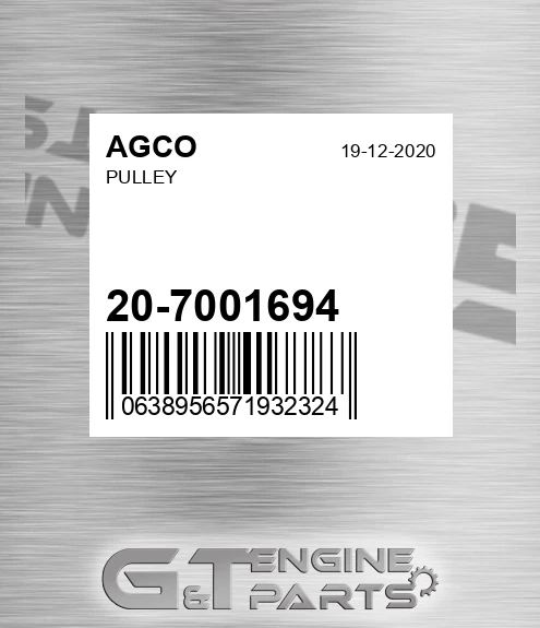20-7001694 Pulley for AGCO