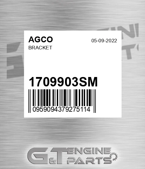 1709903SM Bracket for AGCO