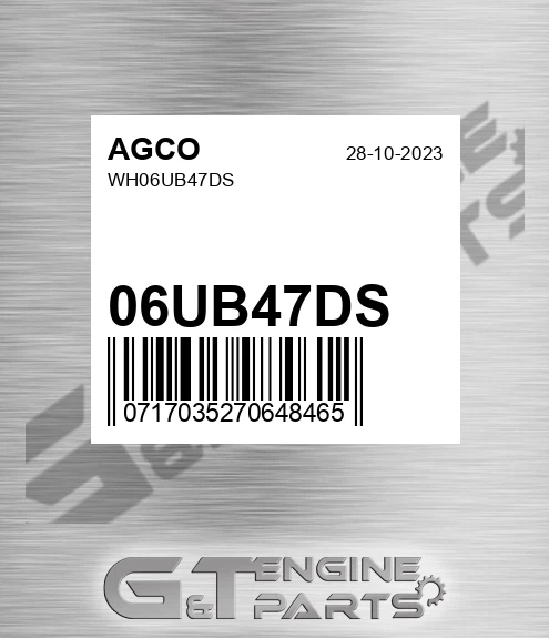 06UB47DS AGCO Wh