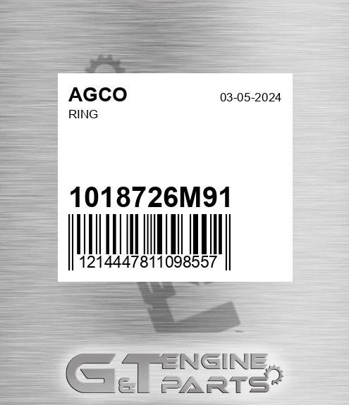 1018726M91 Ring for AGCO