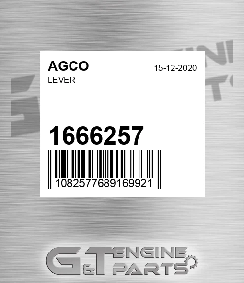1666257 Lever for AGCO