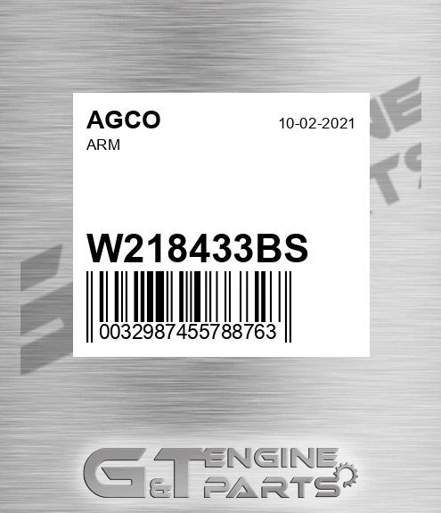 W218433BS Arm