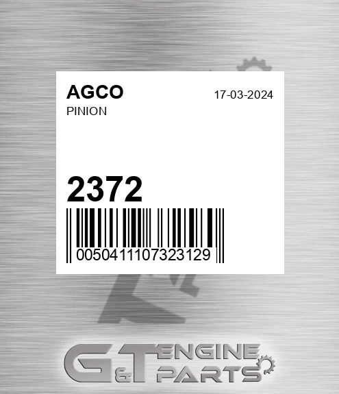 2372 Pinion