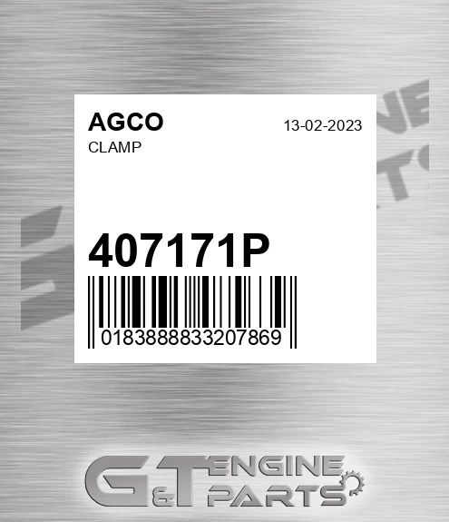 407171P AGCO Clamp