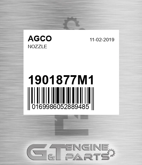 1901877M1 Nozzle for AGCO