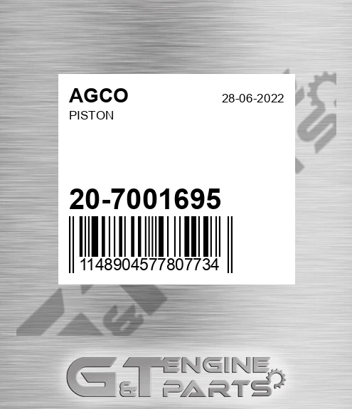 20-7001695 Piston for AGCO