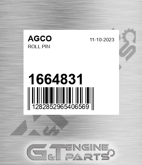 1664831 Roll Pin for AGCO