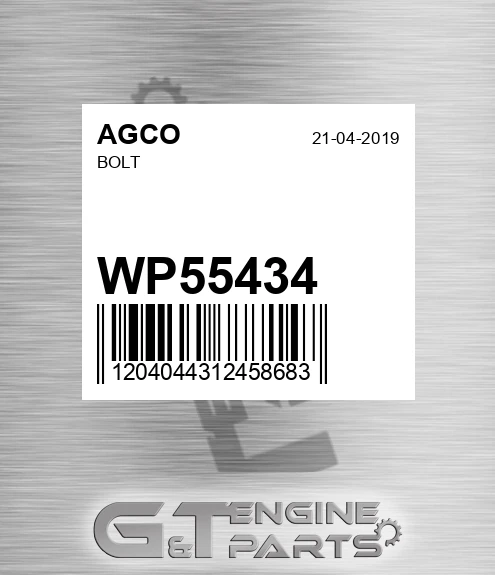 WP55434 Bolt