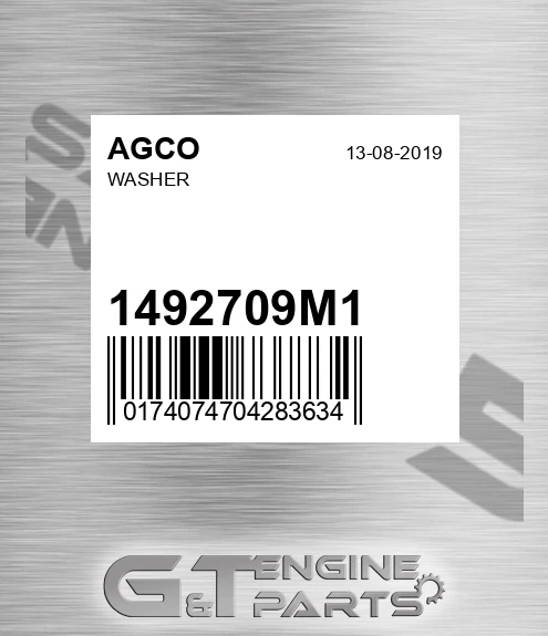 1492709M1 AGCO Washer