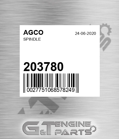 203780 Spindle for AGCO