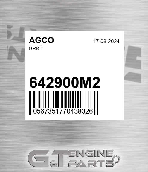 642900M2 Brkt for AGCO