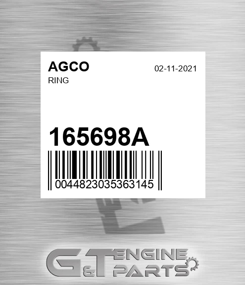 165698A Ring for AGCO