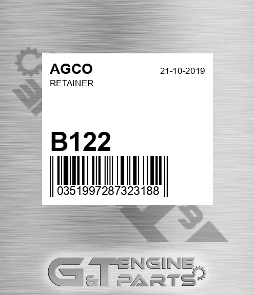 B122 Retainer