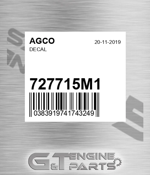 727715M1 Decal