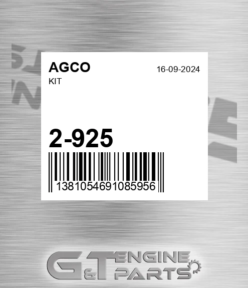2-925 Kit for AGCO