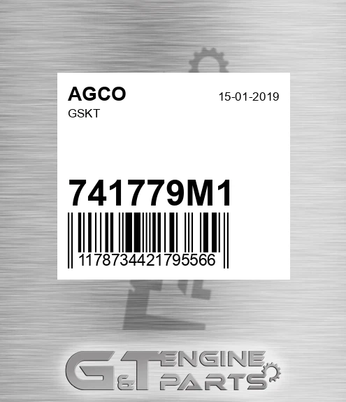 741779M1 Gskt for AGCO