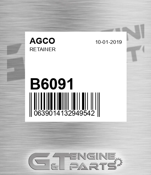 B6091 AGCO Retainer