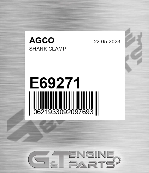 E69271 AGCO Shank Clamp