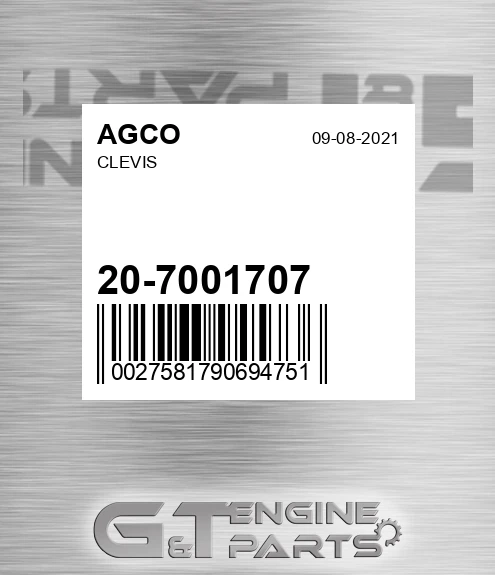 20-7001707 Clevis for AGCO