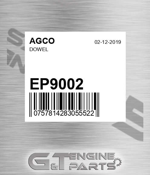 EP9002 AGCO Dowel