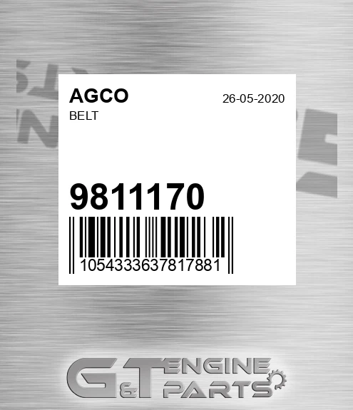 9811170 AGCO Belt