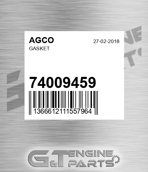 74009459 Gasket