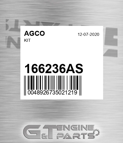 166236AS Kit for AGCO