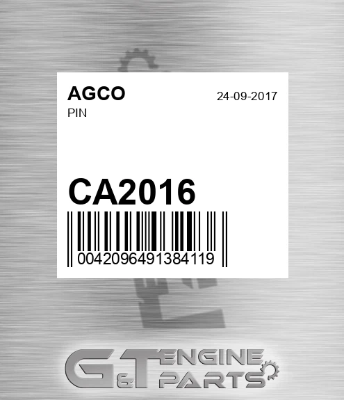 CA2016 Pin