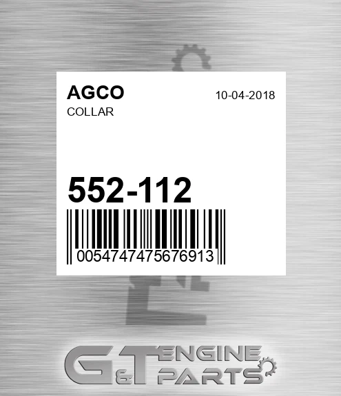 552-112 Collar for AGCO