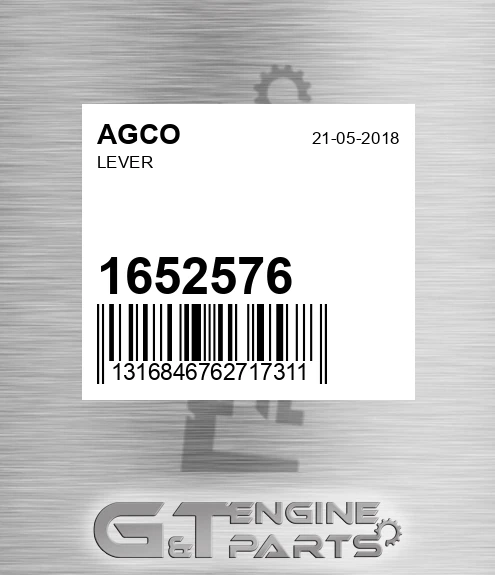 1652576 Lever for AGCO