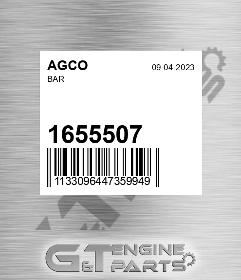 1655507 Bar for AGCO