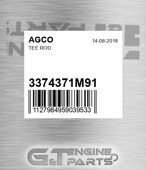 3374371M91 Tee Rod for AGCO
