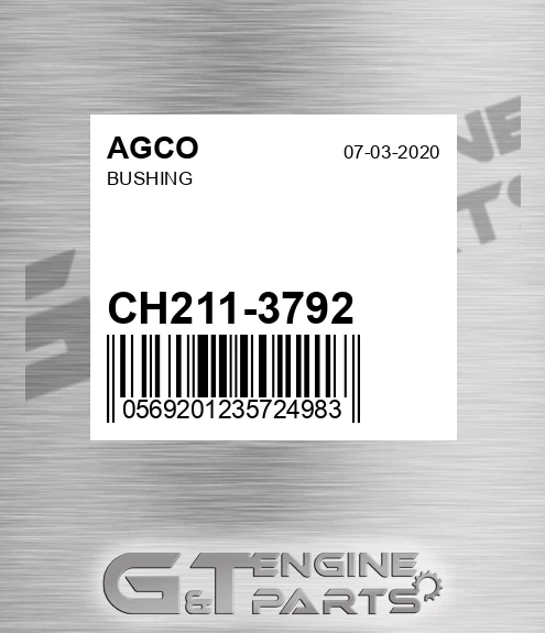 CH211-3792 Bushing for AGCO