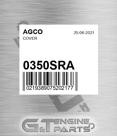 0350SRA AGCO Cover