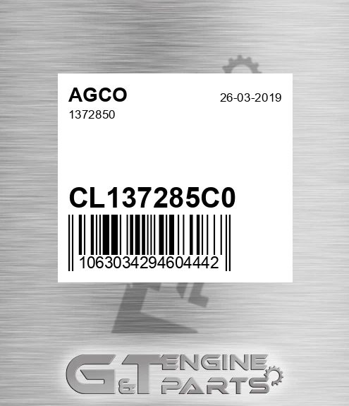 CL137285C0 AGCO 1372850