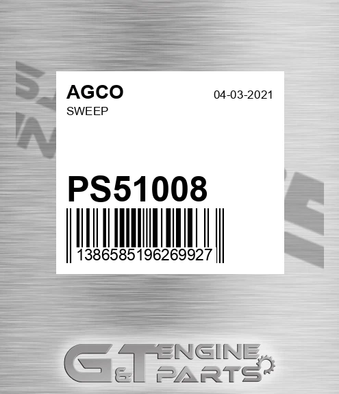 PS51008 AGCO Sweep