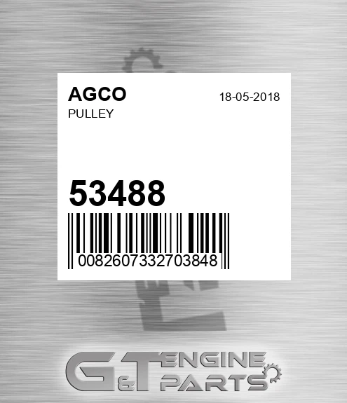 53488 AGCO Pulley