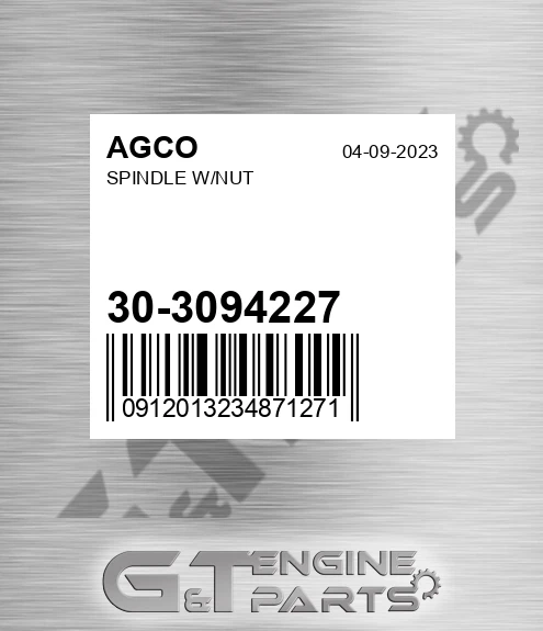 30-3094227 Spindle W/nut