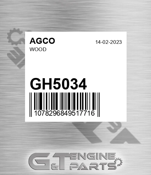GH5034 AGCO Wood