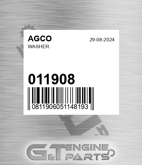 011908 AGCO Washer